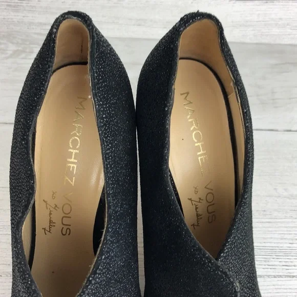 Marchez Vous Yeardley booties heels size 6.5 - Picture 3 of 11